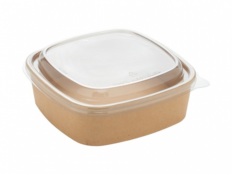 Saladier en carton carré 400 ml 13x13x4 cm 300 PCS