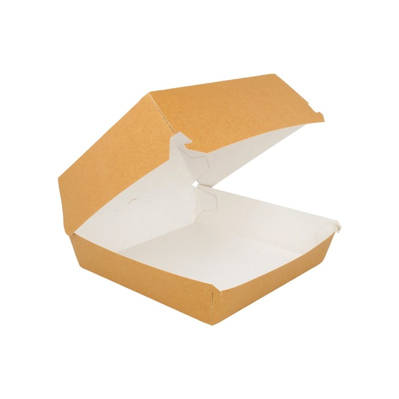 Hamburger Box AP6-kraft 115x105x80mm 4x75Pcs