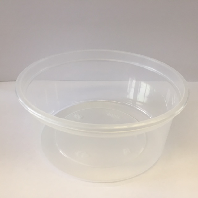 Ravier PP rond transparent 350cc QC 115x50mm 500Pcs