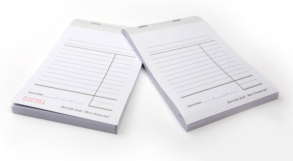 Cahier prise de commande 10 pcs