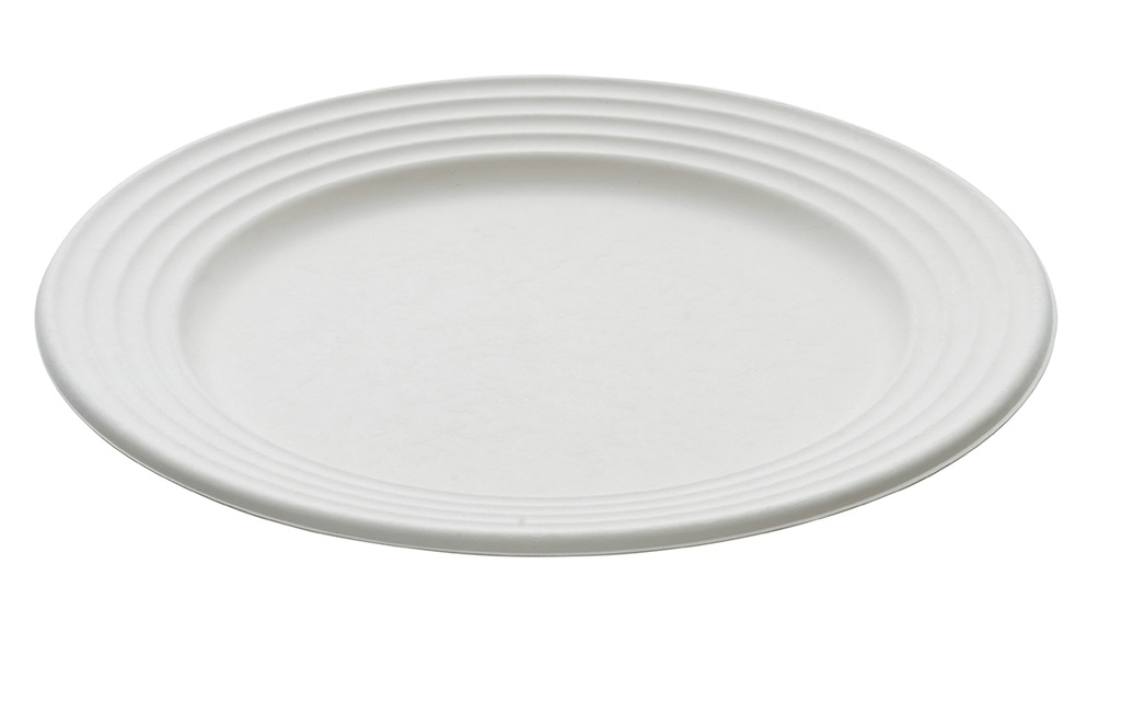 Assiettes rondes wave blanche Ø26cm 8x50Pcs