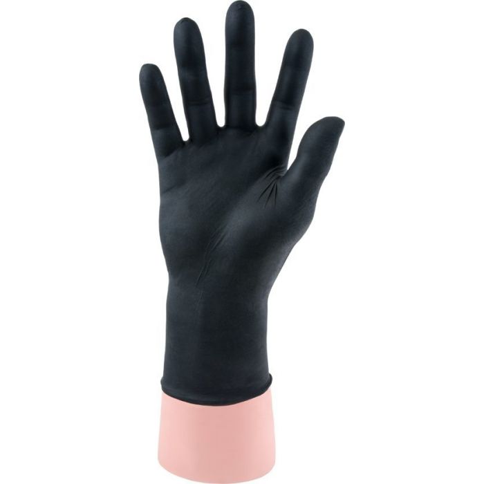 Gants Nitrile Noir 3.5g M 100Pcs