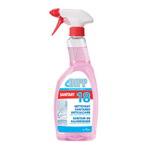 DIPP N° 18 - 750ML SPRAY Nettoyant Sanitaire et Anticalcaire