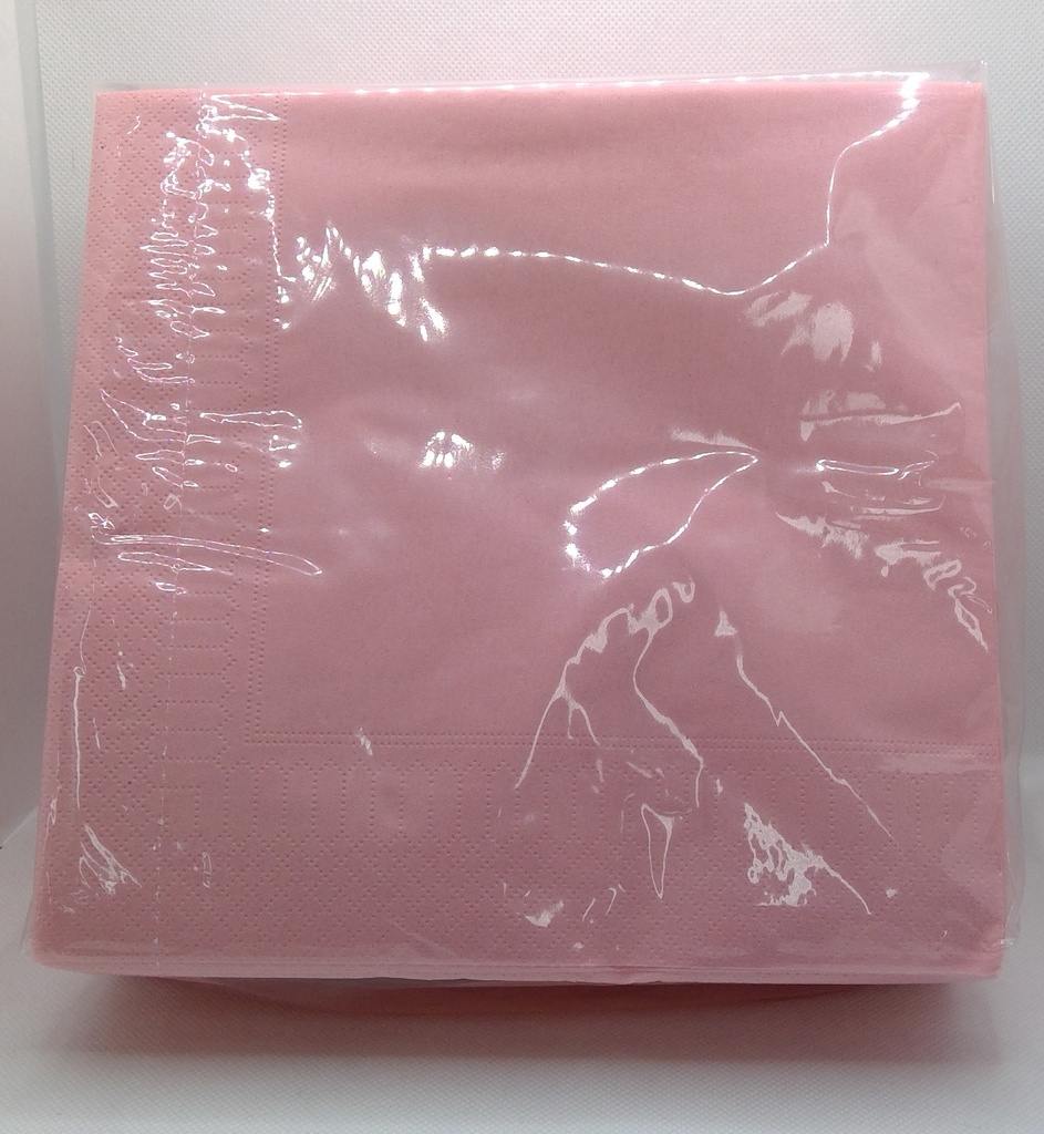 Serviettes 40x40cm Rose 2Plis V4 20x100Pcs