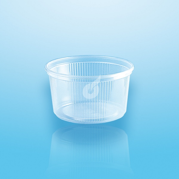 Saladboxx rond 250cc avec couvercle 1000Pcs