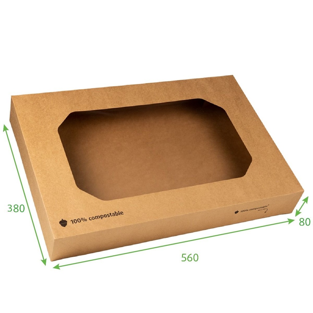 Boîte catering kraft 56x38cm 50Pcs