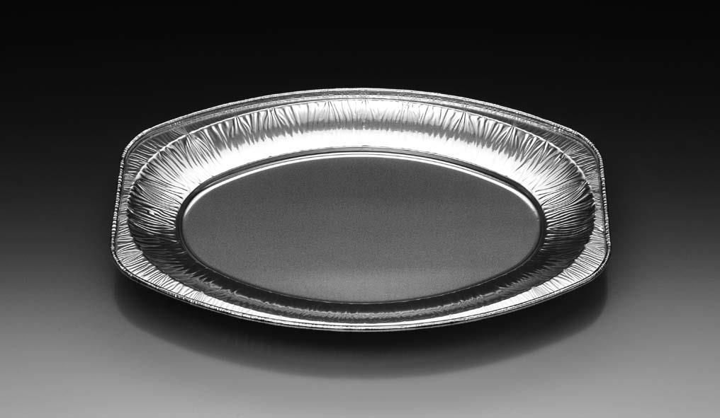 Plateaux Aluminium Oval 35cm(33-35cm) 100Pcs