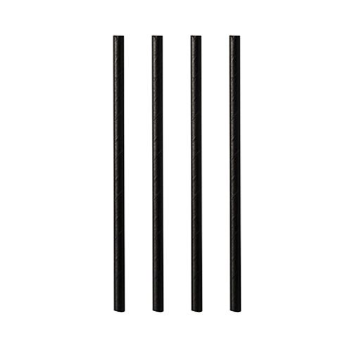 Pailles Noire flexi 6x240mm 20x250Pcs