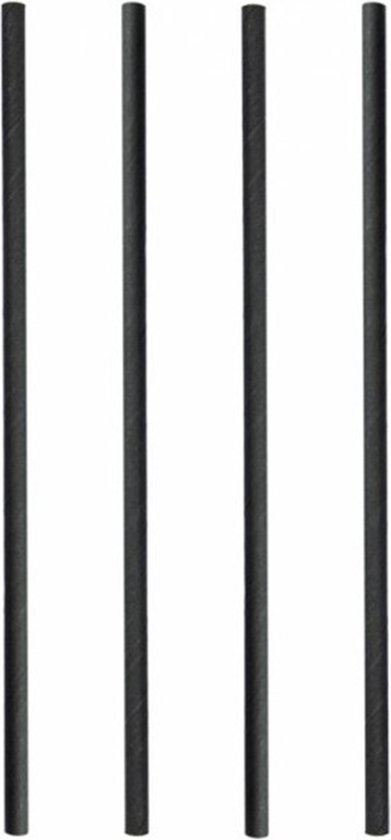 Pailles Noire 6x250mm 20x250Pcs