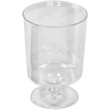 Verres plastique transparent 100cc 5x40Pcs