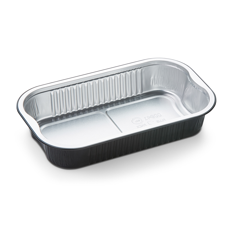 Ravier Aluminium noire 234x138x43mm 1000ml 340Pcs