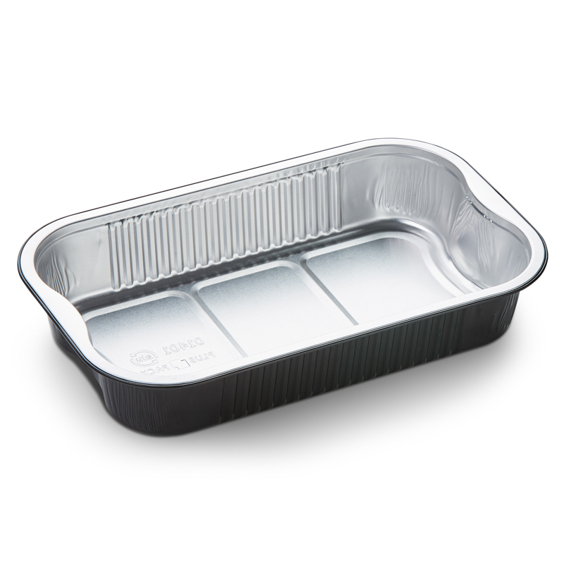 Ravier Aluminium noire 265x162x47mm 1400ml 300Pcs