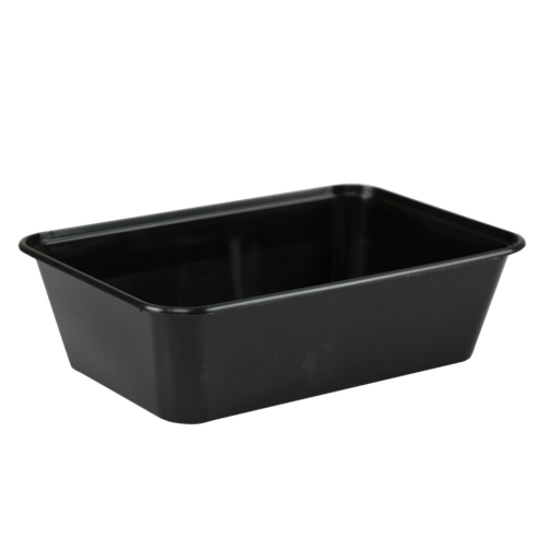 [445773] Ravier PP 650cc Noir 172x120x44mm avec couvercles 500Pcs