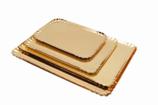 Plateaux Dorée 25x34cm 25Pcs