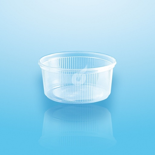 Saladboxx rond 200cc avec couvercle 1000Pcs