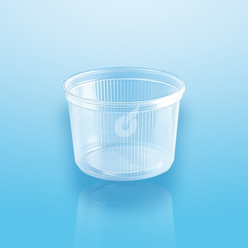 Saladboxx rond 300cc avec couvercle 1000Pcs