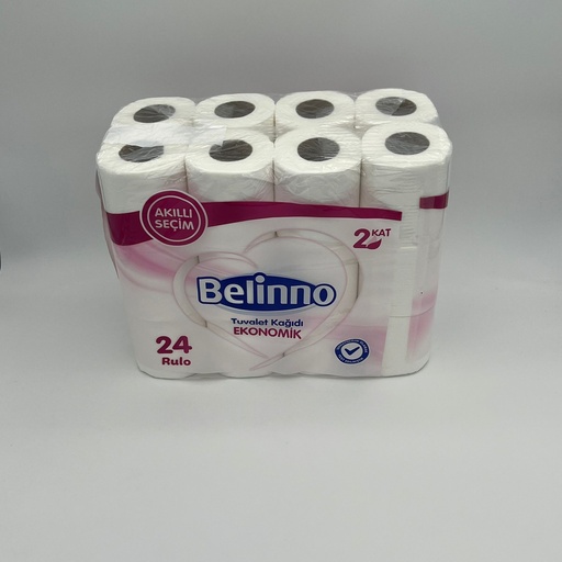 Papier Toilette Bellino 2Plis 128feuilles 24Rouleaux