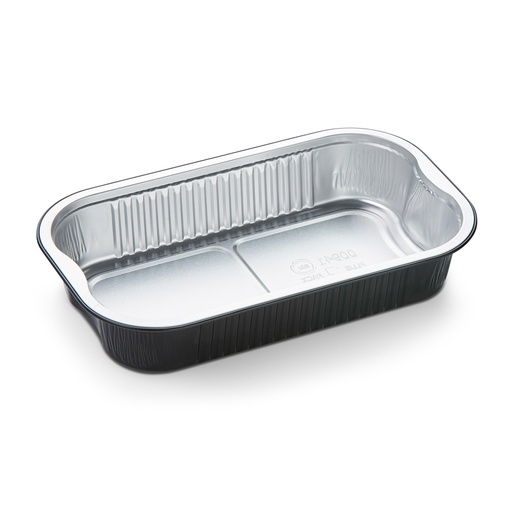 [SP01787-ac] Ravier Aluminium noire 234x138x43mm 1000ml 340Pcs