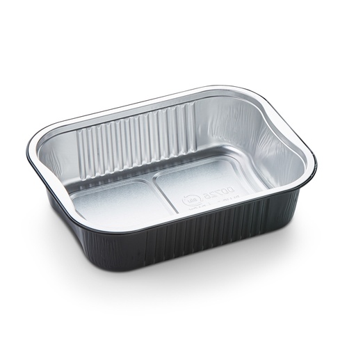 [SP02303-AC] Ravier Aluminium noire 178x136x45mm 763ml 500Pcs