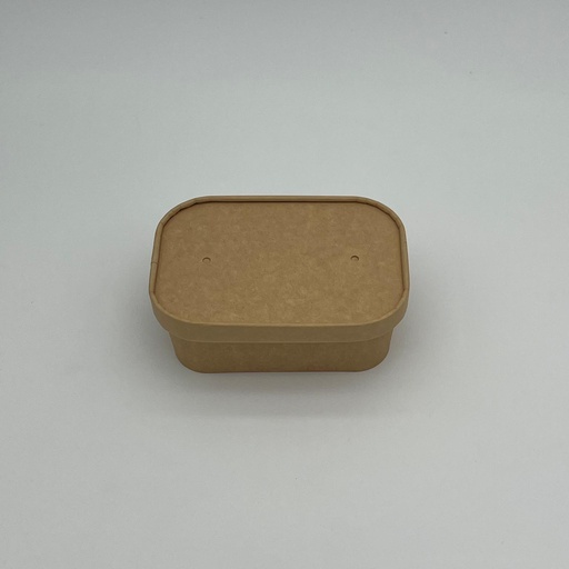 [PAP57032PAP-SAB] Couvercle carton pour ravier carton rectangulaire 170x120mm 6X50Pcs