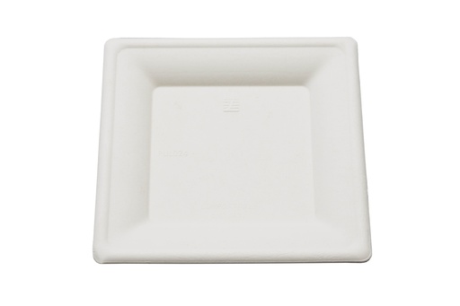 [PUL2024-SAB] Assiettes Blanches carrées 16x16cm 20x50Pcs